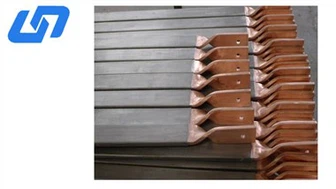 Barra de cobre revestida de titânio